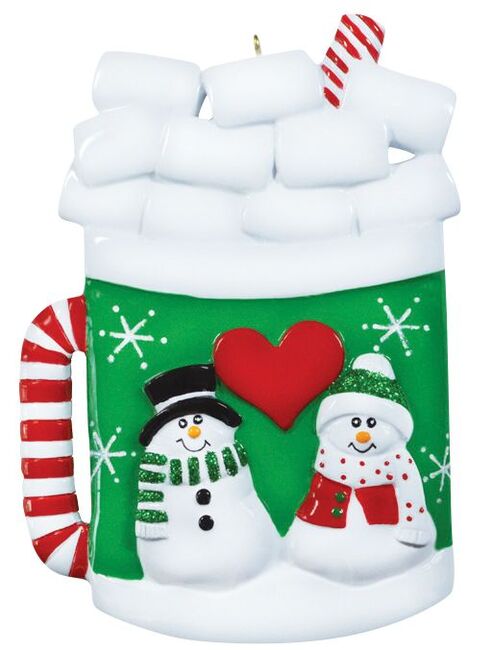 Hot Cocoa With Marshmallows Family - Ornaments 365
